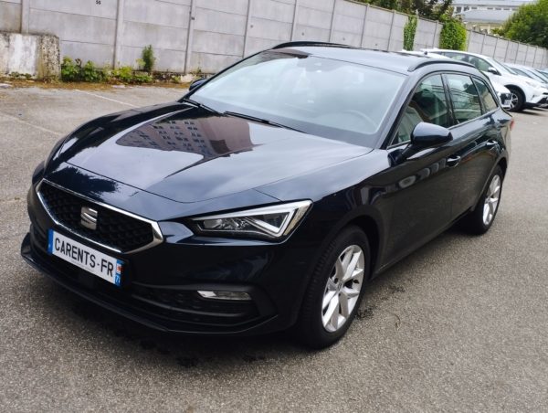 SEAT LEON Hybride Essence SPORTSTOURER Break 1.0 ETSI 110CV DSG Business  TVA récupérable - 02/2022 – 139 082 KM – Image 6