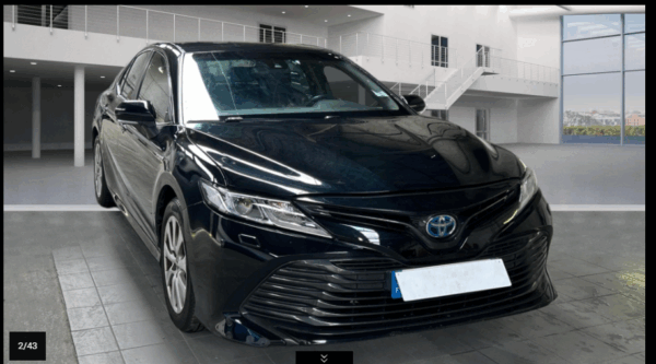 CAMRY HYBRIDE PRO  218 CV 2WD DYNAMIC BUSINESS –  TVA récupérable - 11/2019 – 205 273 km – 1 ère MAIN – Image 3