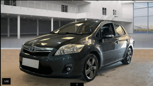 TOYOTA AURIS HYBRIDE Essence 136H LOUNGE  04/2012 – 168 694 km – 1 ère MAIN – Image 3