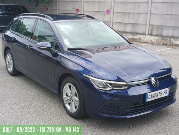 GOLF SW Essence1.0 TSI OPF 110 CV Life Business – 09/2022 – 118 519 km - TVA récupérable – 1 ère main - Possibilité EXPORT ALGÉRIE