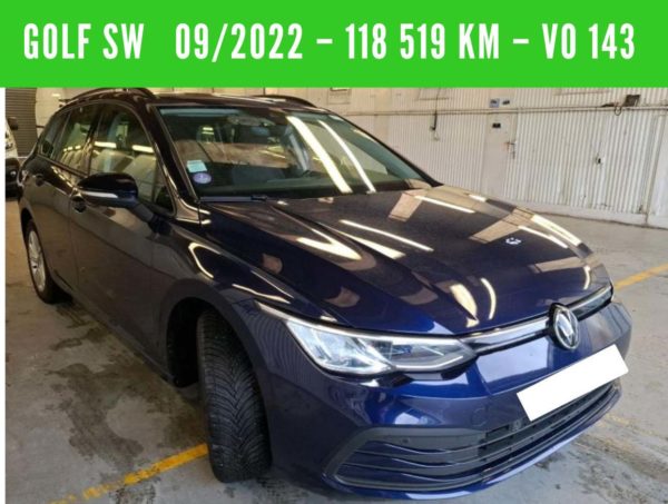 GOLF SW Essence Manuelle 1.0 TSI OPF 110 CV Life Business – 09/2022 – 118 519 km - TVA récupérable – 1 ère main