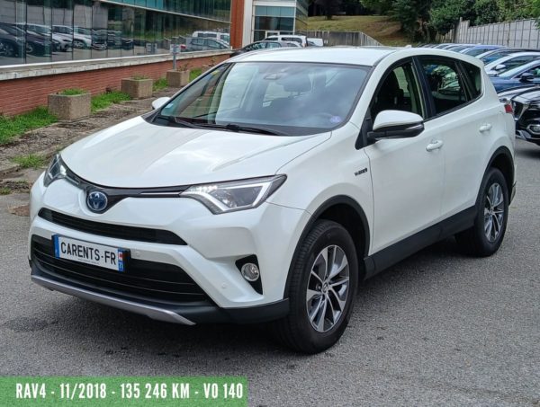 TOYOTA RAV4 HYBRIDE ESSENCE 197 CH 2WD TENDANCE  11/2018 – 135 246 kkm - 1ére main