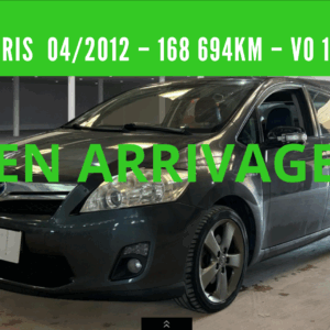 TOYOTA AURIS HYBRIDE Essence 136H LOUNGE  04/2012 – 168 694 km – 1 ère MAIN