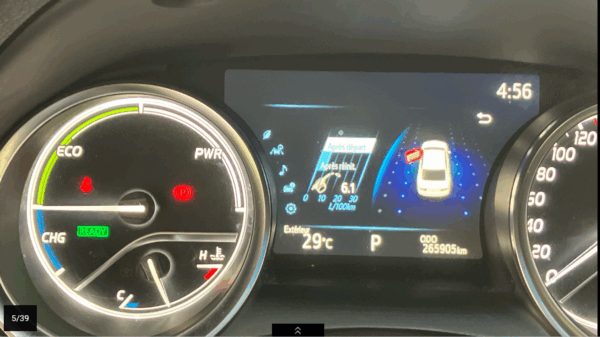 CAMRY HYBRIDE PRO  218 CV 2WD DESIGN  07/2021 – 265 905 km – 1 ère MAIN – VO 168 – Image 6