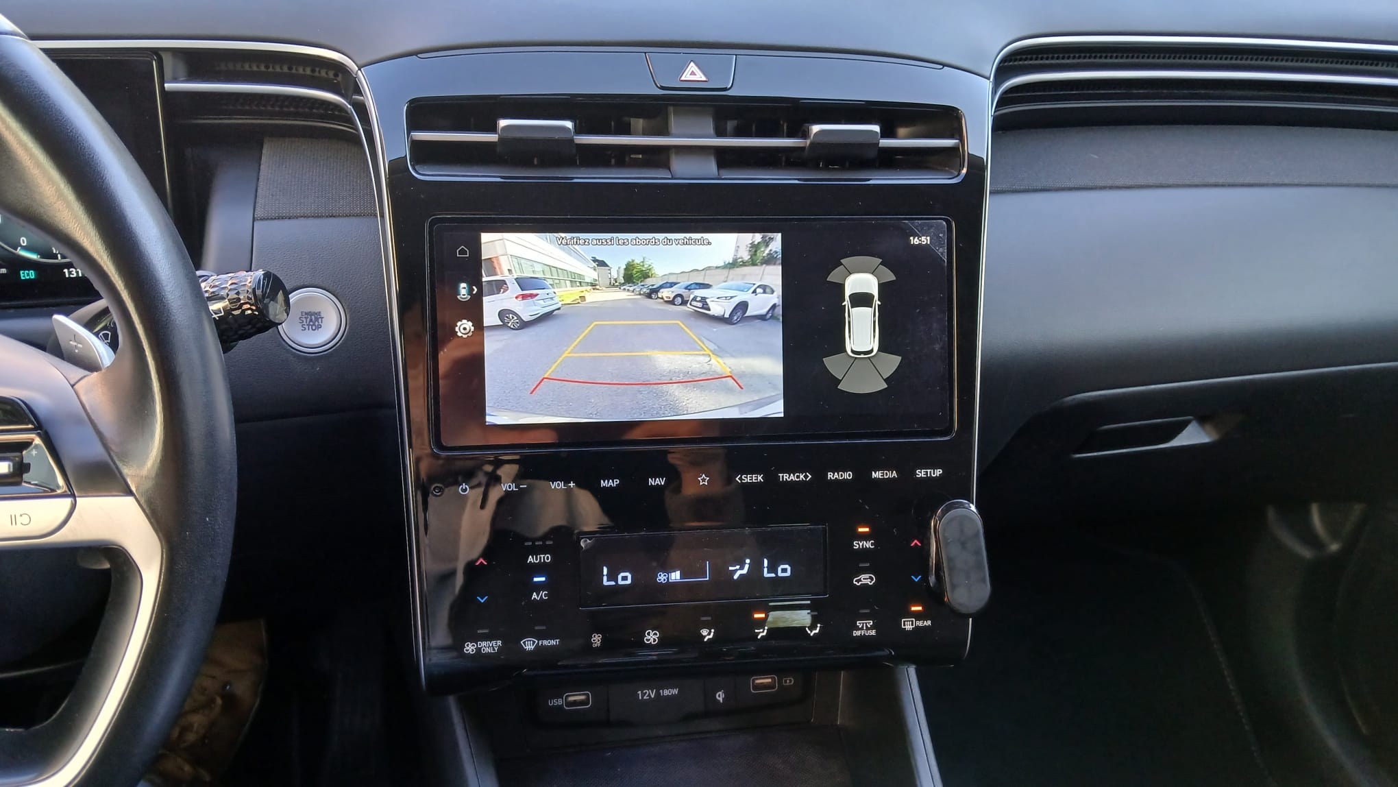 TUCSON HYBRIDE Essence 1.6 T-GDI 230 CV BOITE AUTO finition CRÉATIVE 01/2023 - 131 979 km - TVA récupérable - 1ère main – Image 19