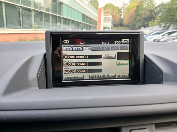 LEXUS Ct 200H HYBRIDE Essence 136CV SENSATION  09/2012 -109 889 km - 1 ère MAIN – VO 201 – Image 22