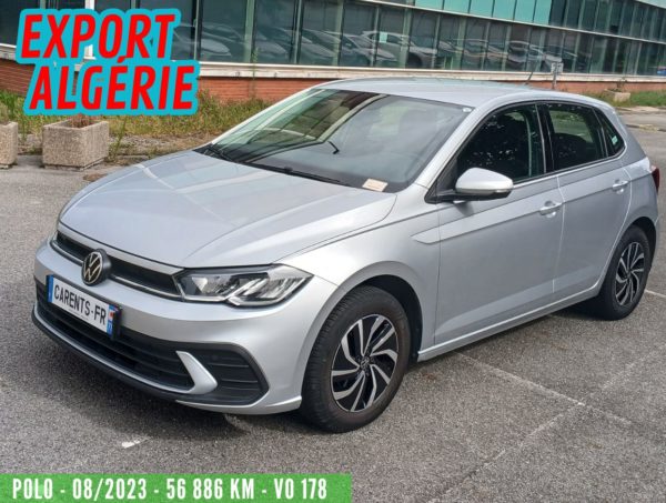 VOLKSWAGEN POLO Life Essence Manuelle1.0 TSI 95CV  08/2023 – 57 000 km – 1ère main - Possibilité d’exportation