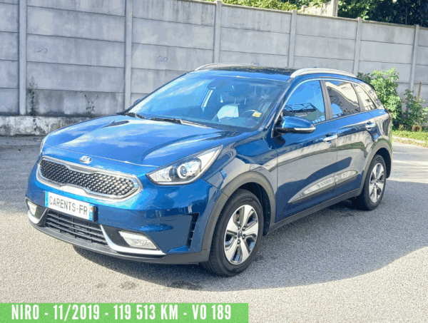 NIRO Hybride 1.6 GDI 141 CV DCT6 Design – Boite Auto –  11/2019 – 119 513 km –  VO 189