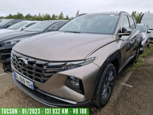 TUCSON HYBRIDE Essence 1.6 T-GDI 230 CV BOITE AUTO finition CRÉATIVE 01/2023 - 131 932 km - TVA récupérable - 1ère main