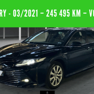 CAMRY HYBRIDE PRO  218 CV 2WD DYNAMIC BUSINESS –  03/2021 - 245 495 km - TVA récupérable - 1 ère MAIN - VO 197