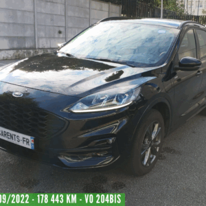 FORD KUGA Hybride Essence rechargeable 2.5 DURATEC 225 CH PHEV POWERSHIFT  ST-LINE 09/2022 - 178 443 km - TVA Récupérable - 1ére main – VO 204Bis
