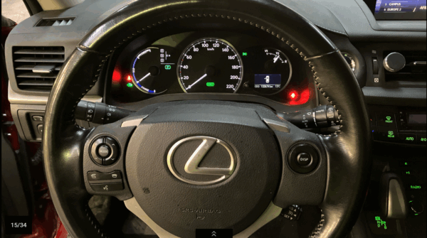 LEXUS Ct 200H HYBRIDE Essence BUSINESS 03/2016 - 132 674 km - 1 ère MAIN – VO 219 – Image 8