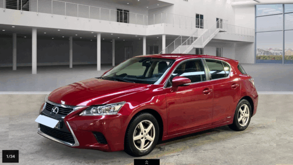 LEXUS Ct 200H HYBRIDE Essence BUSINESS 03/2016 - 132 674 km - 1 ère MAIN – VO 219 – Image 2