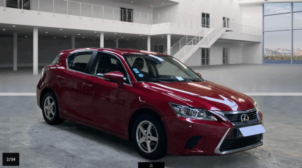 LEXUS Ct 200H HYBRIDE Essence BUSINESS 03/2016 - 132 674 km - 1 ère MAIN – VO 219 – Image 3