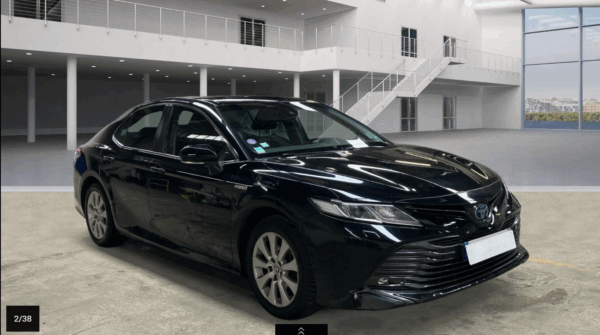 CAMRY HYBRIDE PRO  218 CV 2WD DYNAMIC BUSINESS  07/2021 – 262 638 km - TVA récupérable - 1 ère MAIN - VO 211 – Image 3