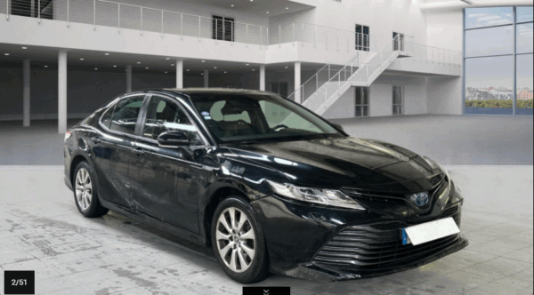 CAMRY HYBRIDE PRO  218 CV 2WD DYNAMIC BUSINESS  01/2020 – 270 720 km - TVA récupérable - 1 ère MAIN - VO 215 – Image 3