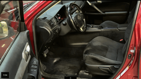 LEXUS Ct 200H HYBRIDE Essence BUSINESS 03/2016 - 132 674 km - 1 ère MAIN – VO 219 – Image 10