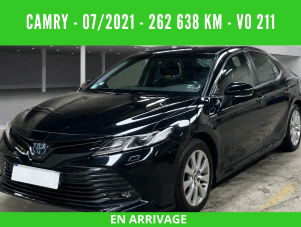 CAMRY HYBRIDE PRO  218 CV 2WD DYNAMIC BUSINESS  07/2021 – 262 638 km - TVA récupérable - 1 ère MAIN - VO 211