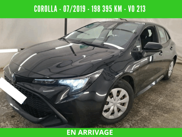 COROLLA BERLINE Hybride Essence 122H ACTIVE 07/2019 - 198 395 km -TVA récupérable -1ère main - VO 213