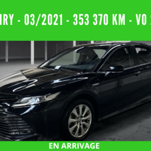 CAMRY HYBRIDE PRO  218 CV 2WD DYNAMIC BUSINESS  03/2021 – 353 370 km - TVA récupérable - 1 ère MAIN - VO 214