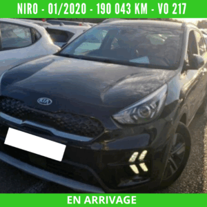 NIRO Hybride Rechargeable 1.6 GDI PLUG-IN 141 CV BOITE AUTO ACTIVE BUSINESS 01/2020 – 190 043 km - TVA récupérable – 1ère main – VO 217