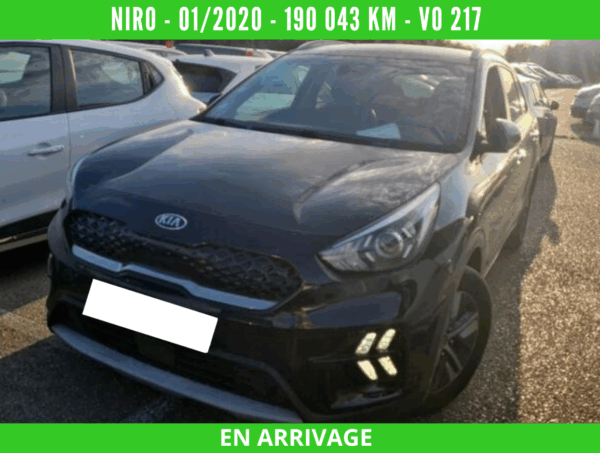 NIRO Hybride Rechargeable 1.6 GDI PLUG-IN 141 CV BOITE AUTO ACTIVE BUSINESS 01/2020 – 190 043 km - TVA récupérable – 1ère main – VO 217