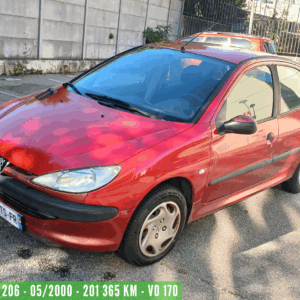 PEUGEOT 206 Essence Boite-Auto 1.4I XR Présence A  05/2000 - 201 365 km - VO 170