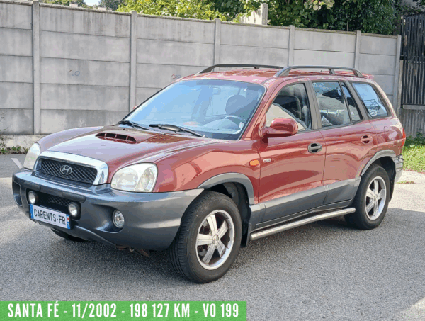 HYUNDAI SANTA FÉ Diesel BOITE AUTO 2.0 CRDI 112 4WD GLS LUXE A 11/2002 - 198 127 KM - VO 199