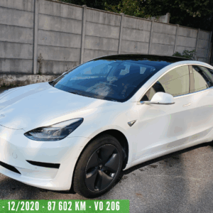 TESLA MODEL 3 100% Électrique - Batterie électrique Autonomie  Standard Plus RWD - 12/2020 – 87 602 km - 1ère main VO 206