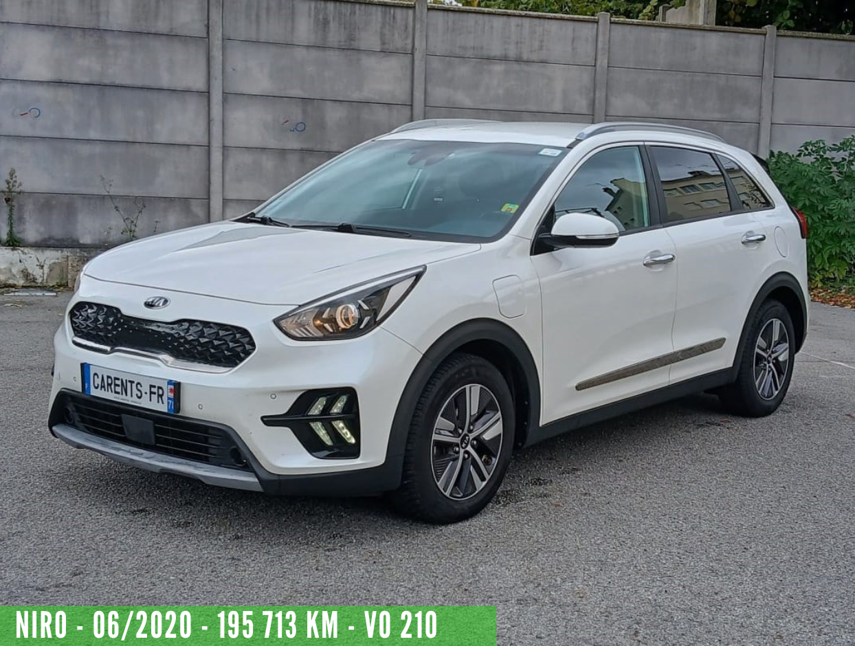 NIRO Hybride Rechargeable 1.6 GDI PLUG-IN 141 CV BOITE AUTO ACTIVE BUSINESS 06/2020 - 195 713 km - TVA récupérable – 1ère main – VO 210