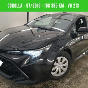 COROLLA BERLINE Hybride Essence 122CH ACTIVE 07/2019 - 198 395 km -TVA récupérable -1ère main - VO 213