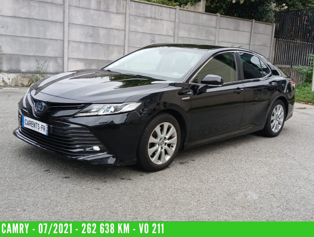 CAMRY HYBRIDE PRO 218 CV 2WD DYNAMIC BUSINESS 07/2021 – 262 638 km - TVA récupérable - 1 ère MAIN - VO 211