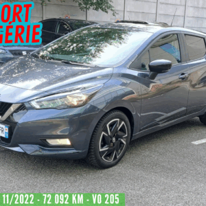 NISSAN MICRA Essence Manuelle 1.0 Turbo IG-T 92CV  16/11/2022 – 72 092 km – 1ère main - Export Algérie possible