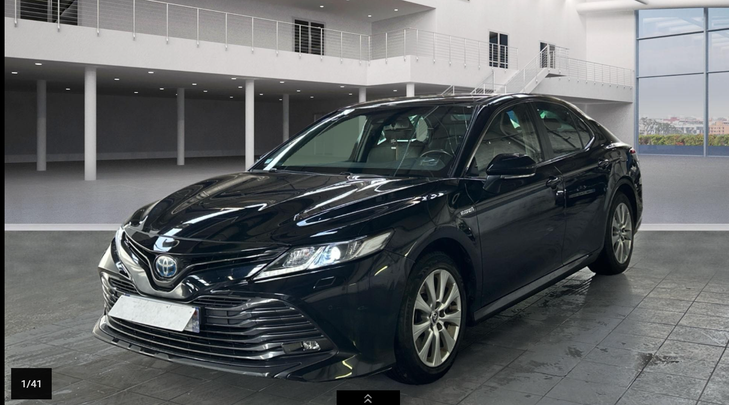 CAMRY HYBRIDE PRO 218 CH 2WD DYNAMIC BUSINESS BOITE AUTO 03/2021 – 184 771 km - TVA récupérable - 1 ère MAIN - VO 235 – Image 2