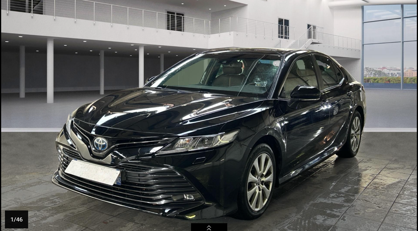 CAMRY HYBRIDE PRO 218 CH 2WD DYNAMIC BUSINESS BOITE AUTO 04/2021 – 173 114 km - TVA récupérable - 1 ère MAIN - VO 236 – Image 2