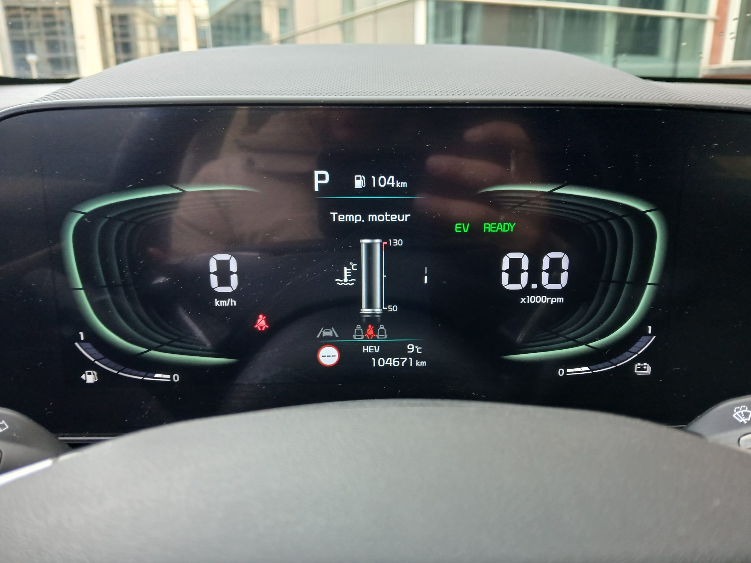 NIRO Hybride Rechargeable 1.6 GDI 183 CH BOITE AUTO PHEV DCT6 ACTIVE 02/2023 – 104 671 km - TVA récupérable – 1ère main – VO 250 – Image 13