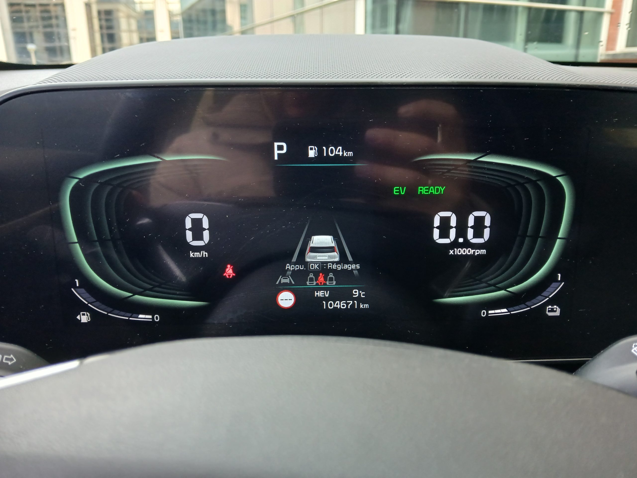 NIRO Hybride Rechargeable 1.6 GDI 183 CH BOITE AUTO PHEV DCT6 ACTIVE 02/2023 – 104 671 km - TVA récupérable – 1ère main – VO 250 – Image 14