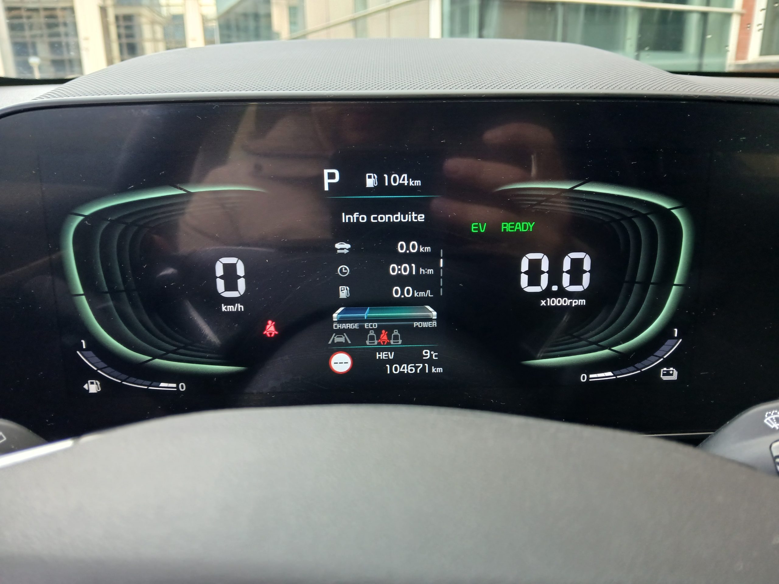 NIRO Hybride Rechargeable 1.6 GDI 183 CH BOITE AUTO PHEV DCT6 ACTIVE 02/2023 – 104 671 km - TVA récupérable – 1ère main – VO 250 – Image 15