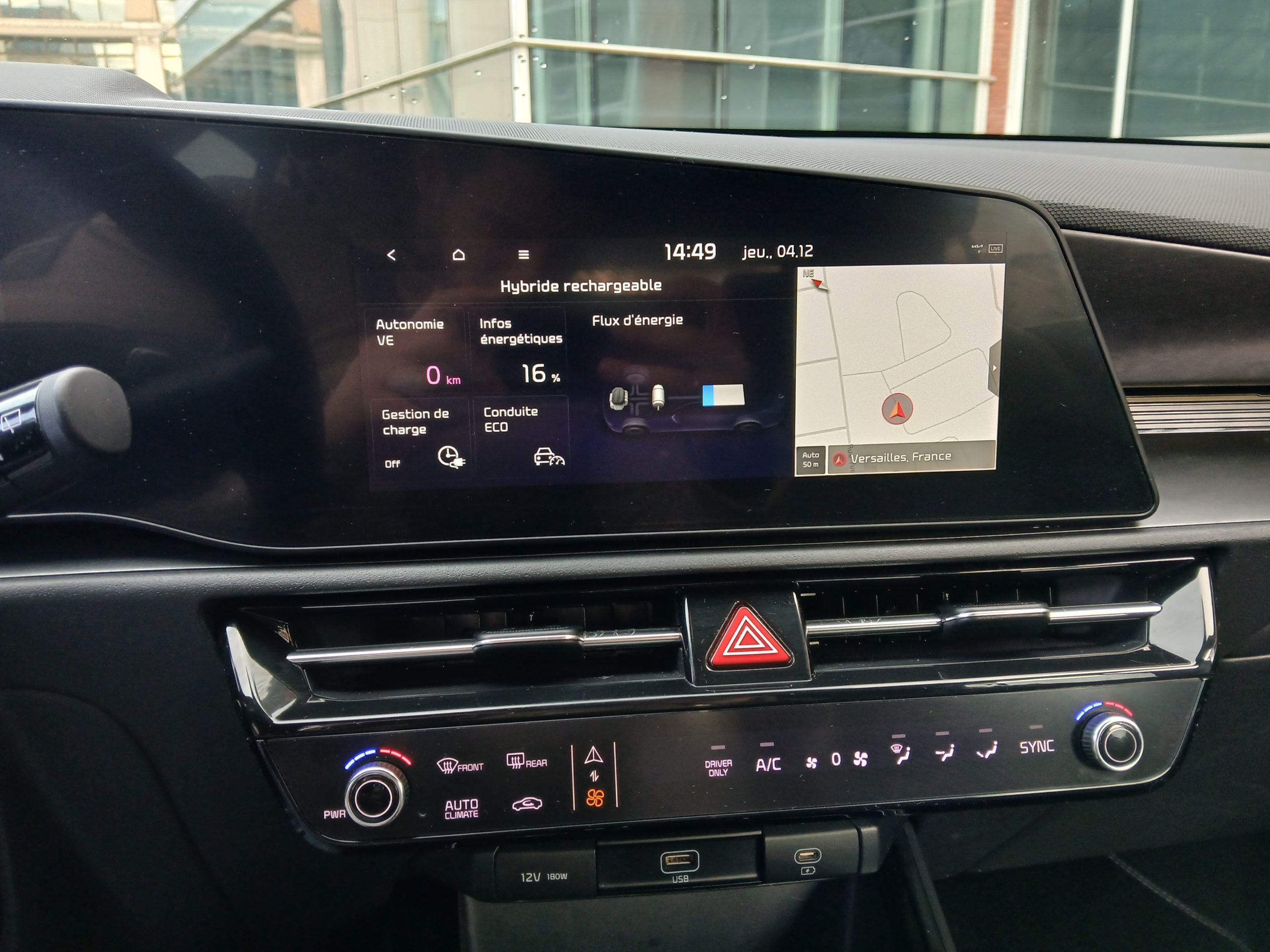 NIRO Hybride Rechargeable 1.6 GDI 183 CH BOITE AUTO PHEV DCT6 ACTIVE 02/2023 – 104 671 km - TVA récupérable – 1ère main – VO 250 – Image 19