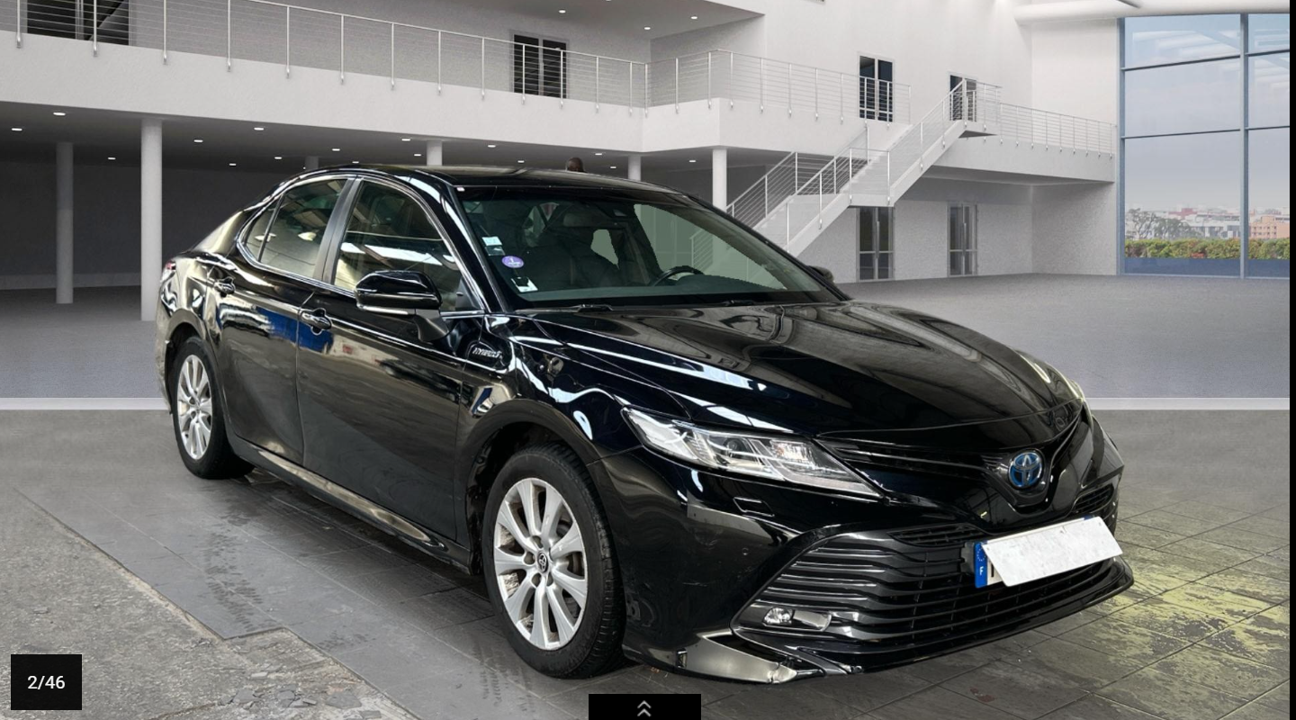 CAMRY HYBRIDE PRO 218 CH 2WD DYNAMIC BUSINESS BOITE AUTO 04/2021 – 173 114 km - TVA récupérable - 1 ère MAIN - VO 236 – Image 3