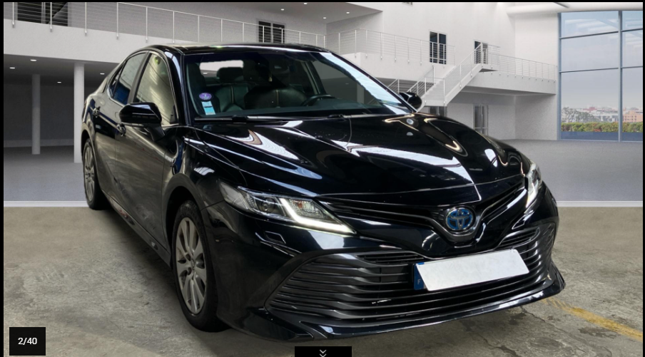 CAMRY HYBRIDE PRO 218 CH 2WD DYNAMIC BUSINESS BOITE AUTO 09/2020 – 204 477 km - TVA récupérable - 1 ère MAIN - VO 232 – Image 3