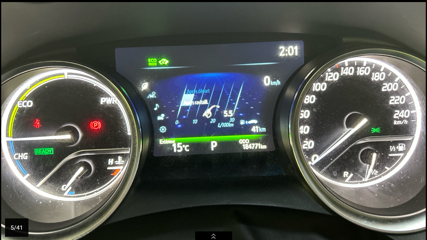 CAMRY HYBRIDE PRO 218 CH 2WD DYNAMIC BUSINESS BOITE AUTO 03/2021 – 184 771 km - TVA récupérable - 1 ère MAIN - VO 235 – Image 9