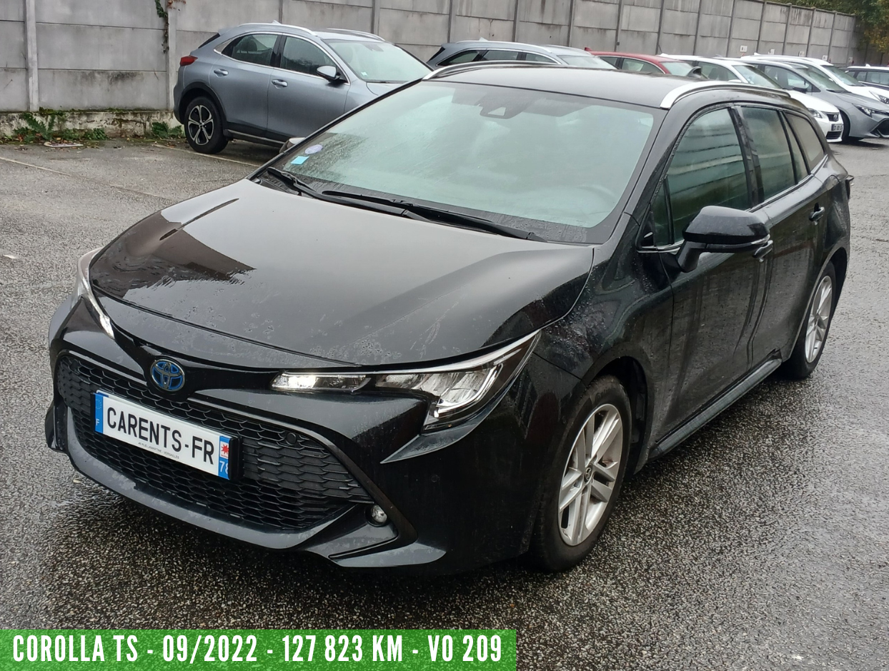 COROLLA TOURING SPORTS BREAK HYBRIDE Essence 122 CH Dynamic Business 09/2022 - 127 823 km - TVA récupérable - 1ère main - VO 209