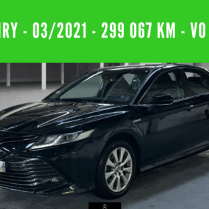 CAMRY HYBRIDE PRO  218 CH 2WD DYNAMIC BUSINESS BOITE AUTO 03/2021 – 299 067 km - TVA récupérable - 1 ère MAIN - VO 229