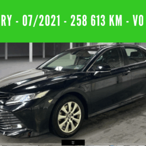 CAMRY HYBRIDE PRO  218 CH 2WD DYNAMIC BUSINESS BOITE AUTO 07/2021 – 258 613 km - TVA récupérable - 1 ère MAIN - VO 231