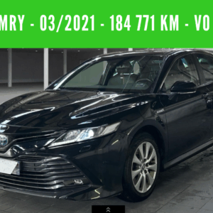 CAMRY HYBRIDE PRO  218 CH 2WD DYNAMIC BUSINESS BOITE AUTO 03/2021 – 184 771 km - TVA récupérable - 1 ère MAIN - VO 235
