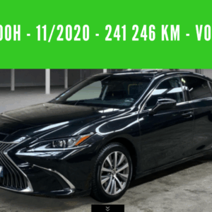 LEXUS ES 300h HYBRIDE ESSENCE BUSINESS Automatique 178CV  11/2020 – 241 246 km - TVA récupérable -  1 ère MAIN - VO 238