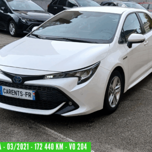 COROLLA BERLINE Hybride Essence 122H DYNAMIC BUSINESS 03/2021 - 172 440 km -TVA récupérable - 1ère main – VO 204