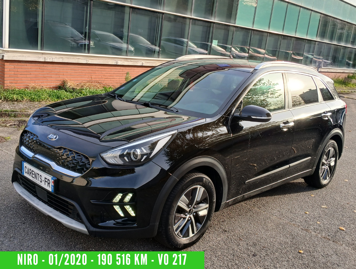 NIRO Hybride 1.6 GDI PLUG-IN 141 CV BOITE AUTO ACTIVE BUSINESS 01/2020 – 190 516 km - TVA récupérable – 1ère main – VO 217