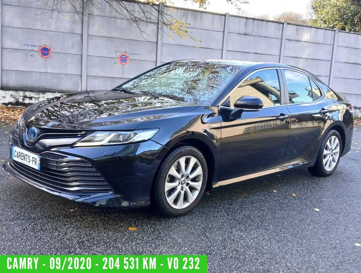 CAMRY HYBRIDE PRO 218 CH 2WD DYNAMIC BUSINESS BOITE AUTO 09/2020 – 204 531 km - TVA récupérable - 1 ère MAIN - VO 232